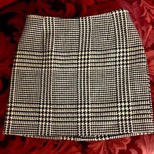 H&M Houndstooth Skirt